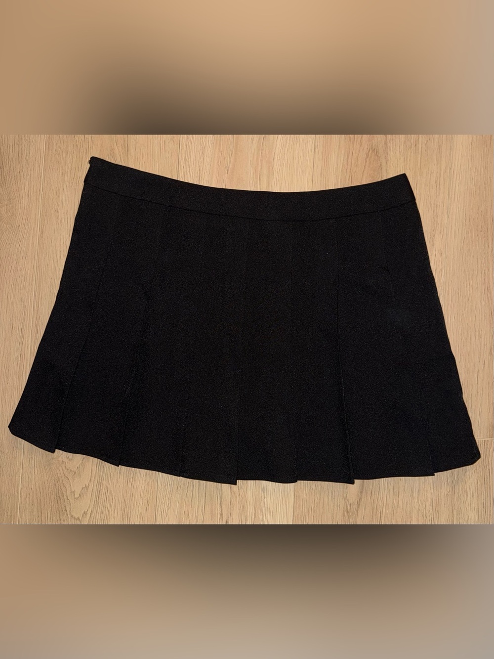 Black‎ Pleated Mini Skirt